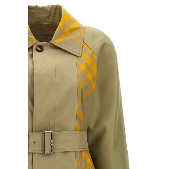 Burberry Women Check Insert Trench Coat - Picture 4 of 7